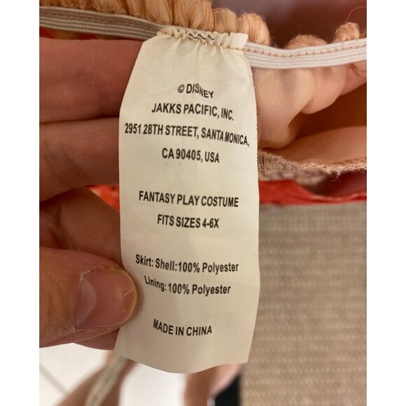 Disney Moana Dress Up Fantasy Play Costume Skirt 4-6X - Picture 5 of 6